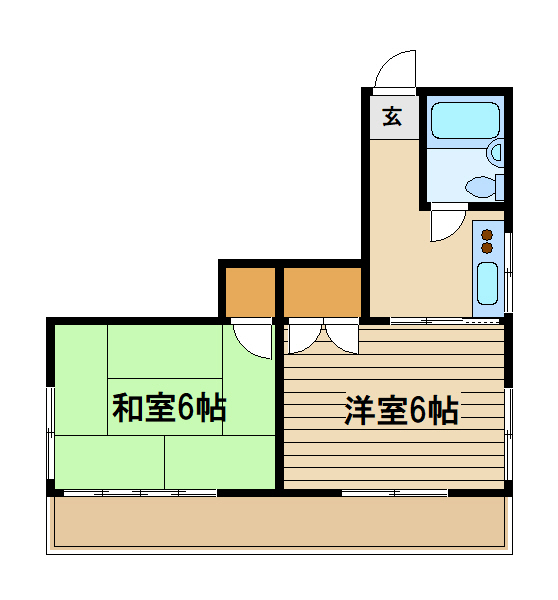 メゾン中町の間取り写真