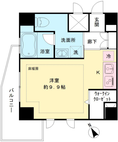 BIRTH INーRESIDENCE飛田給の間取り写真