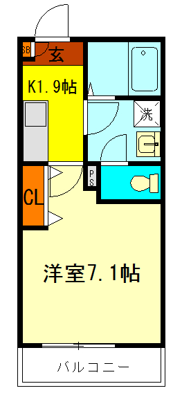 アンソレイユたかの台の間取り