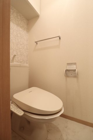 トイレ　ゆったりとした空間のトイレです