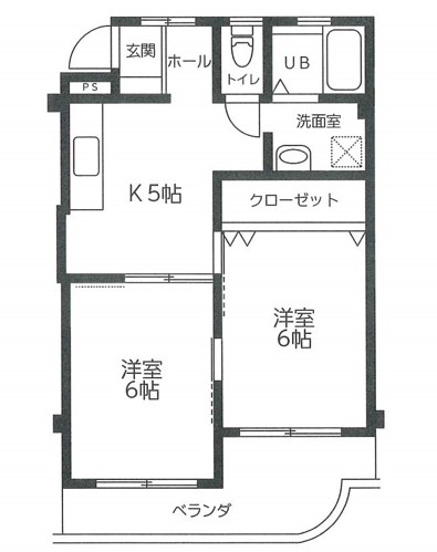 雅マンションの間取り