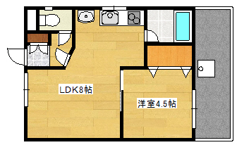 マンション甲陽の間取り