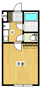 コーポＫの間取り