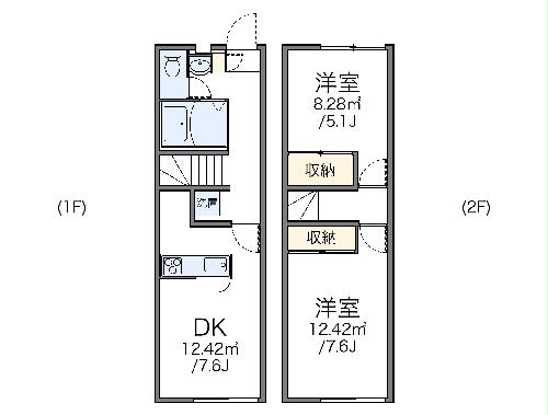 レオパレスピクシーの間取り