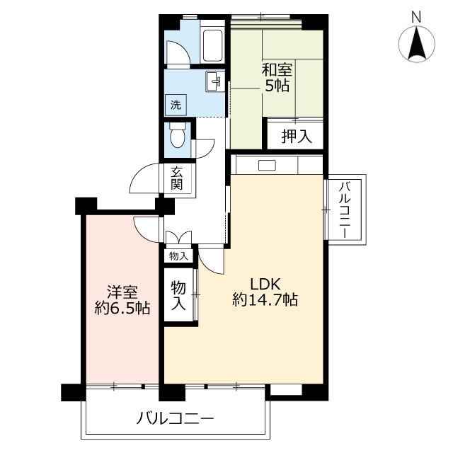 ＵＲポートアイランドの間取り