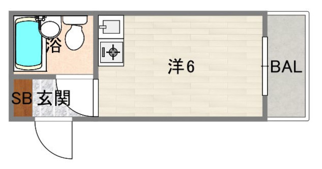 エトワールセゾン児島の間取り