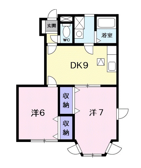 【フルールサトロの間取り】