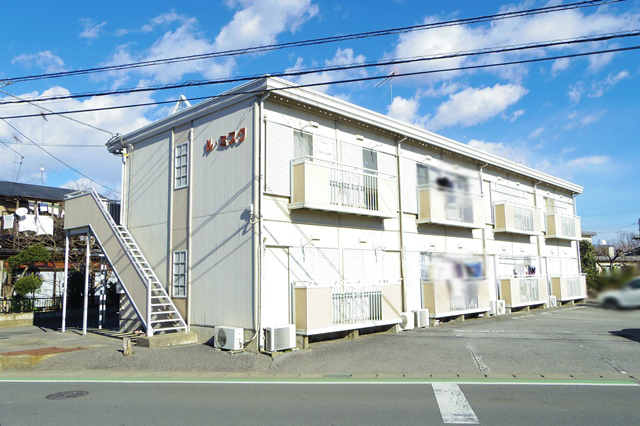 栃木市大平町新のアパートの建物外観