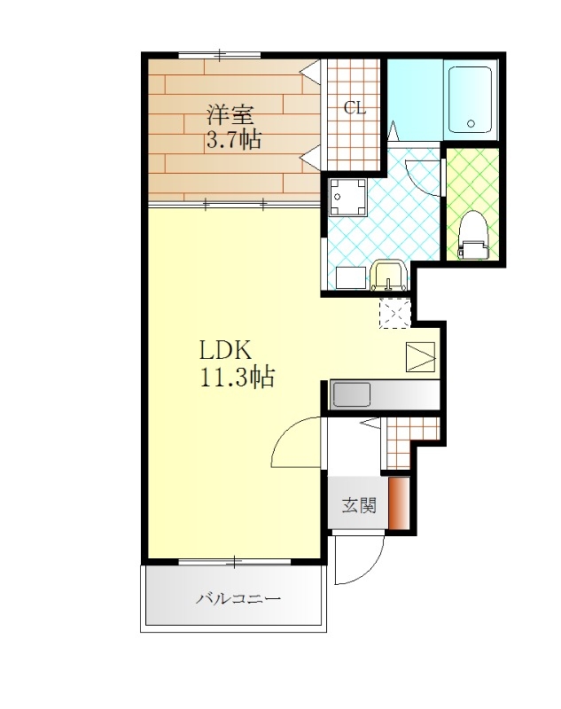 リーフムーンの間取り