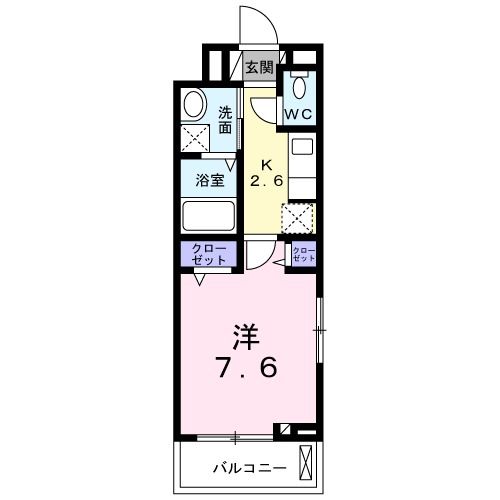 【シャルモン　深野ｅａｓｔの間取り】