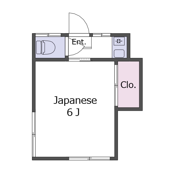 大田区北千束のアパートの間取り