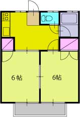 関口ハイツＢの間取り