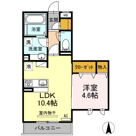 メルヴェーユの間取り