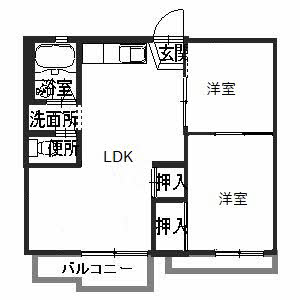 ファミーユ金澤の間取り