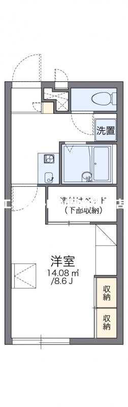 【備前市東片上のアパートの間取り】