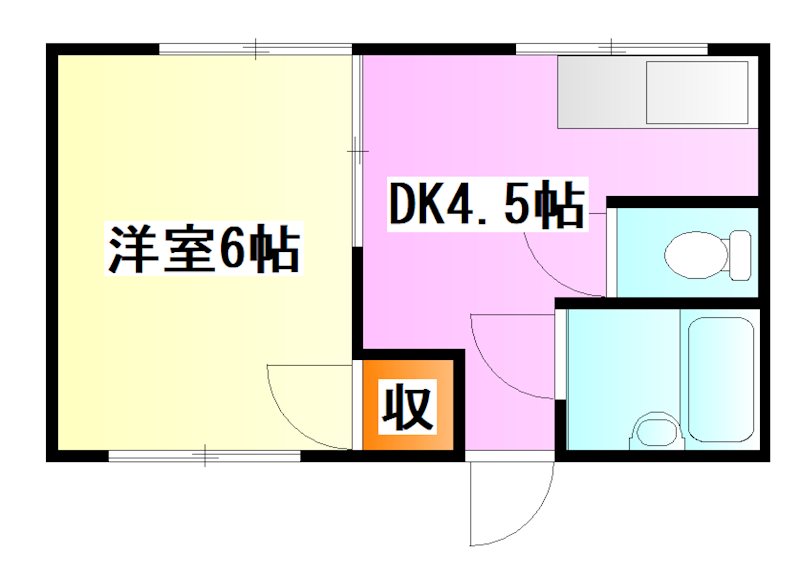 タナカハイツIの間取り