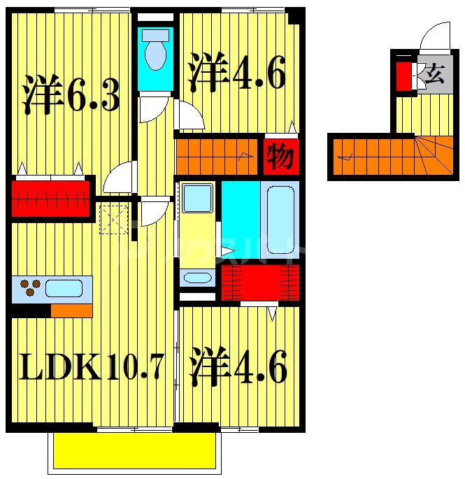 ソレイルKZの間取り