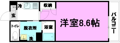 【藤沢市鵠沼花沢町のマンションの間取り】