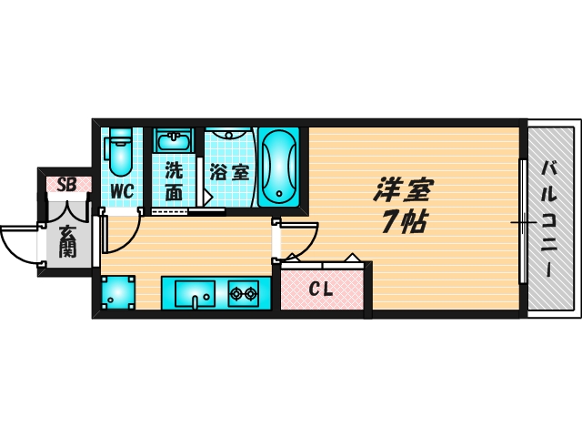 【Luxe布施東の間取り】