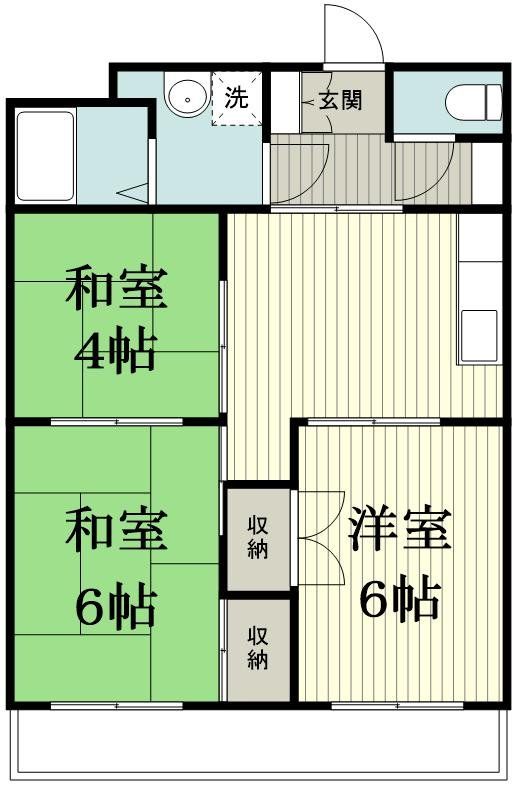 横浜市青葉区梅が丘のマンションの間取り