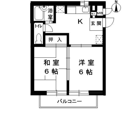 リヴィエール苦楽園の間取り