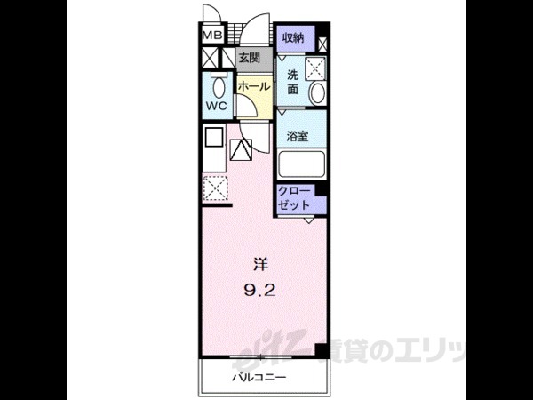 【メゾン　カルムの間取り】