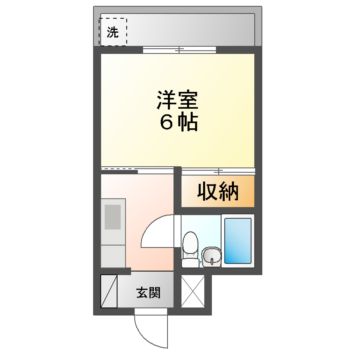 宇和島市丸之内のマンションの間取り