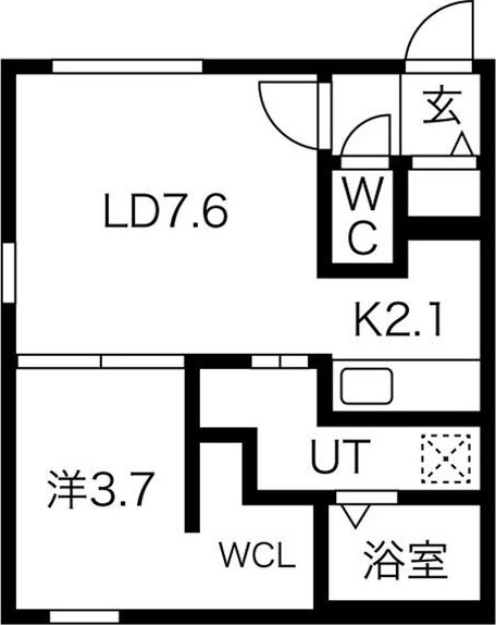 PIEDRA NAKANOSHIMA(ピエドラ　ナカノシマ)の間取り