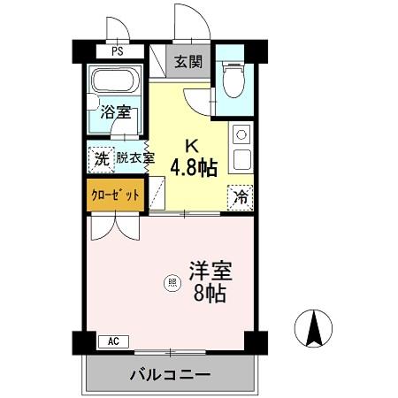 大安寺マンションの間取り