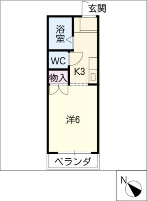 シャンポール森山の間取り