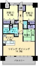 アルファステイツみなと公園の間取り