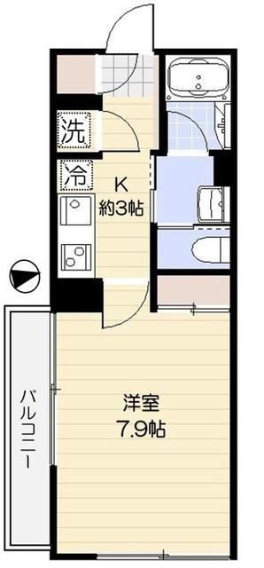 川崎市多摩区中野島のマンションの間取り