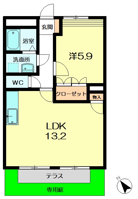 リリーフォレストの間取り