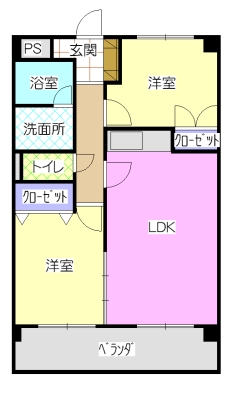 瑞光ハイツの間取り