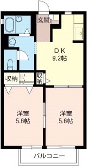 ルミエール馬堀の間取り