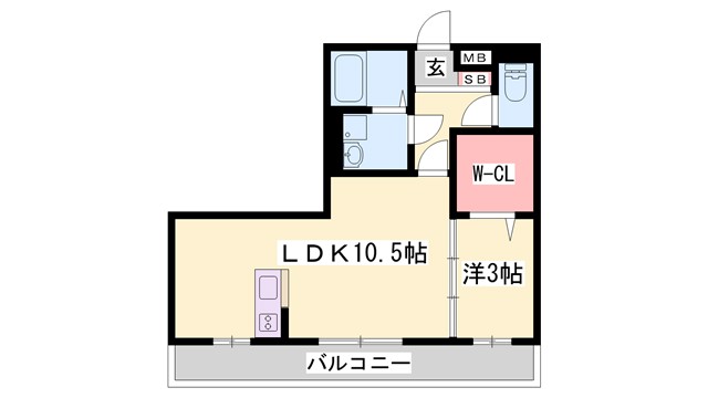 ノア東山　B棟の間取り