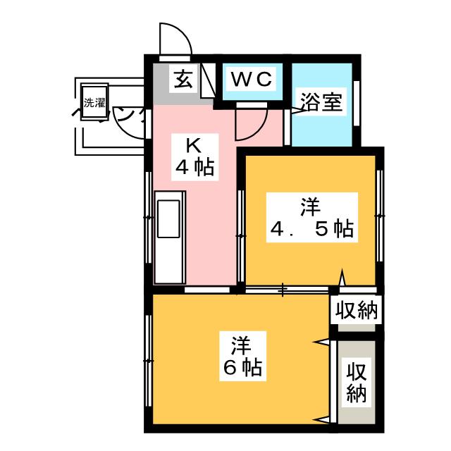 メゾン杉本の間取り