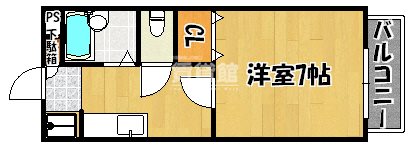 神戸市西区玉津町出合のアパートの間取り