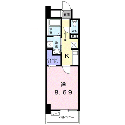 クラール上福岡の間取り