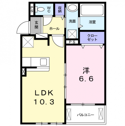 ハイビスカスIII14号の間取り