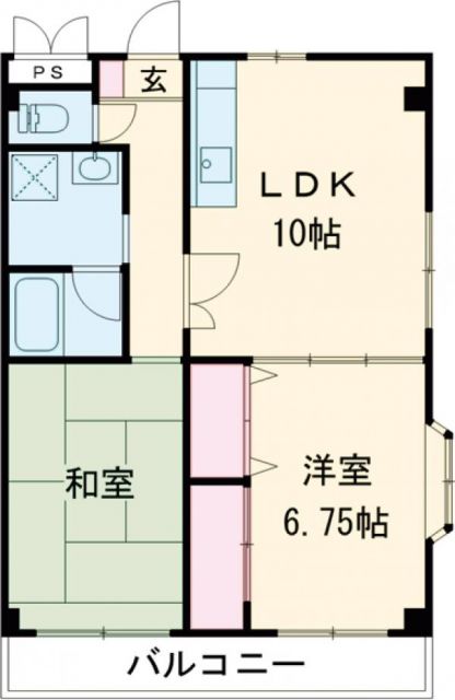 葛飾区小菅のマンションの間取り