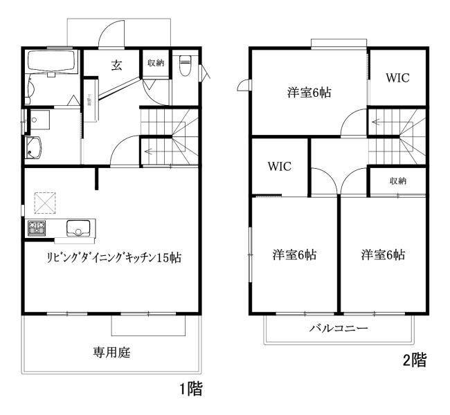 サン・シエスタ　B棟の間取り