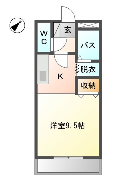 ミレニアムＫの間取り