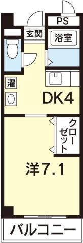 ラフォーレ城東の間取り