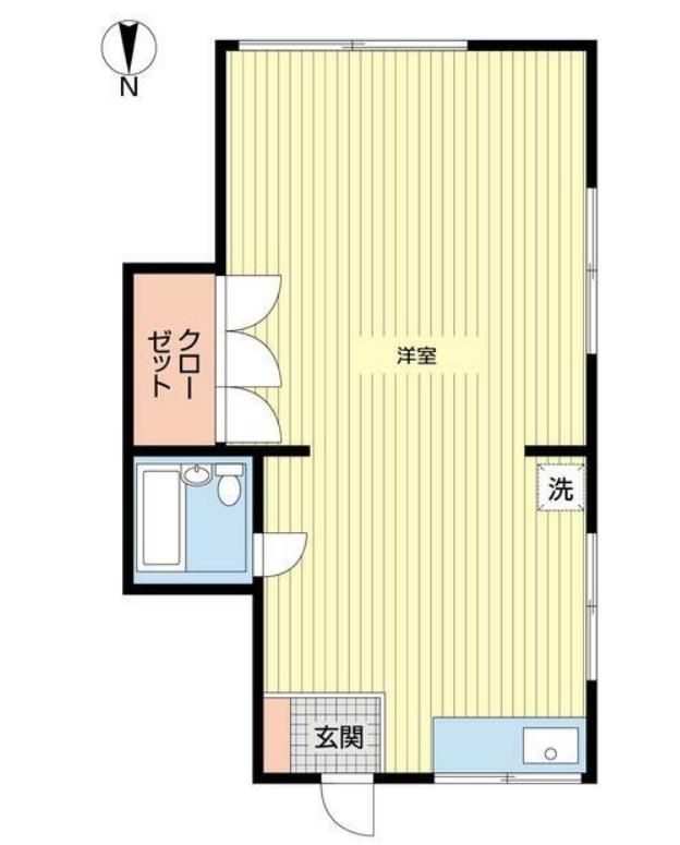 世田谷区船橋のアパートの間取り