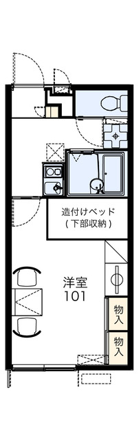 レオパレス甲田の間取り