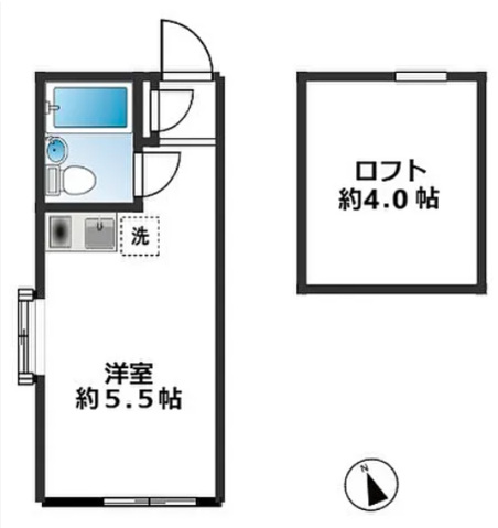 ユナイト鶴見ルシアーノの調べの間取り