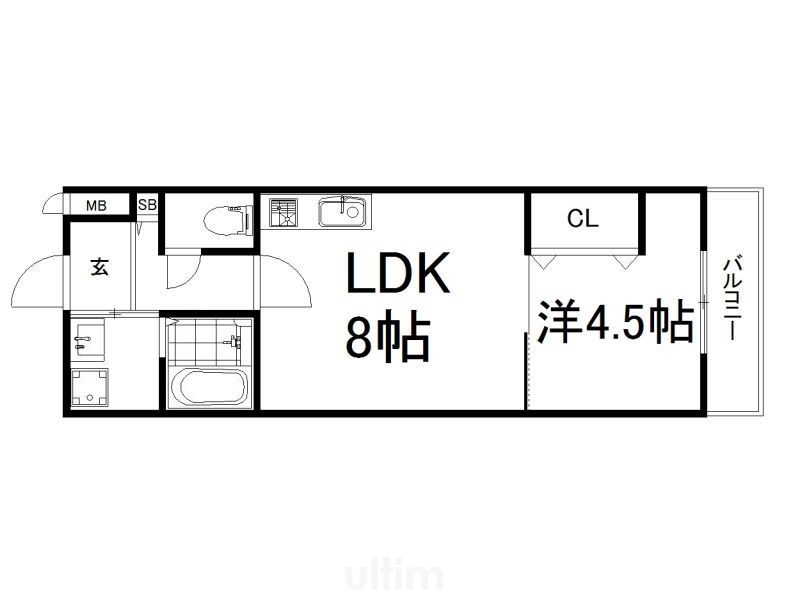 サクシード伏見西町の間取り