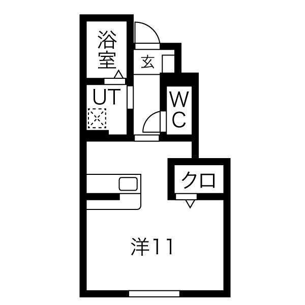 寒河江市大字寒河江のアパートの間取り