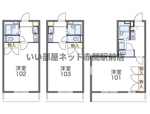 レオパレス一也の間取り